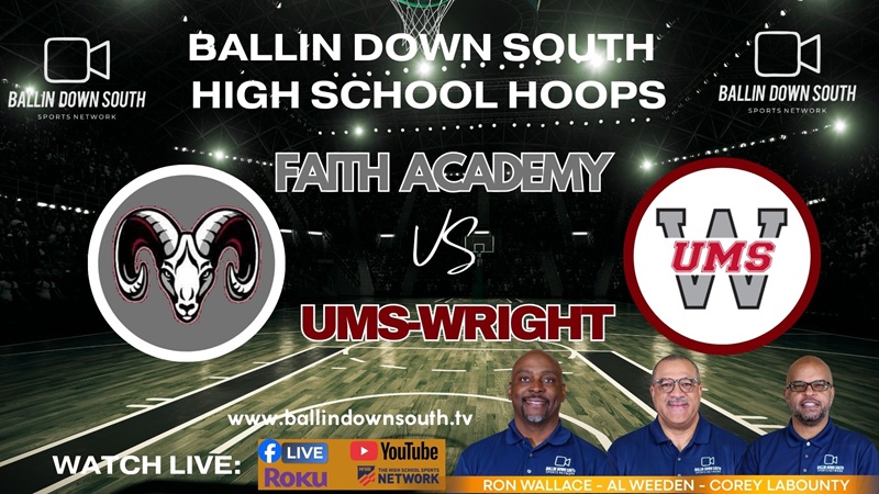 Ballin Down South High School Hoops: VB Faith Academy vs UMS-Wright